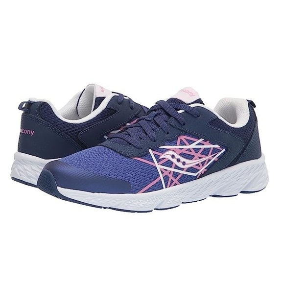 Saucony Wind Shoes Girl's Blue/Pink US 6.5 - Picture 1 of 8